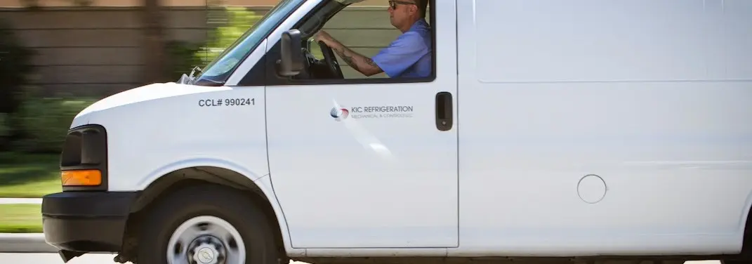 KIC Refrigeration service vehicle serving Southwest Ranches area